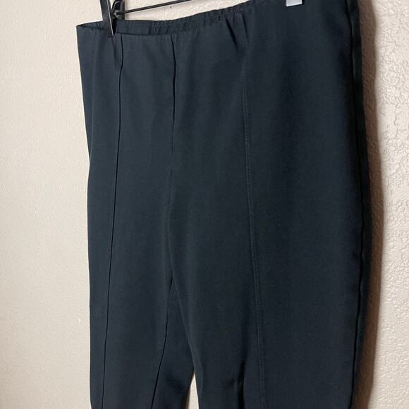 J. Jill Black Stretch Black Pant Size Petite Medium - Picture 2 of 7